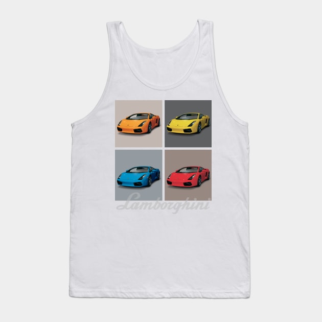 Lamborghini T-Shirt Tank Top by Rod7